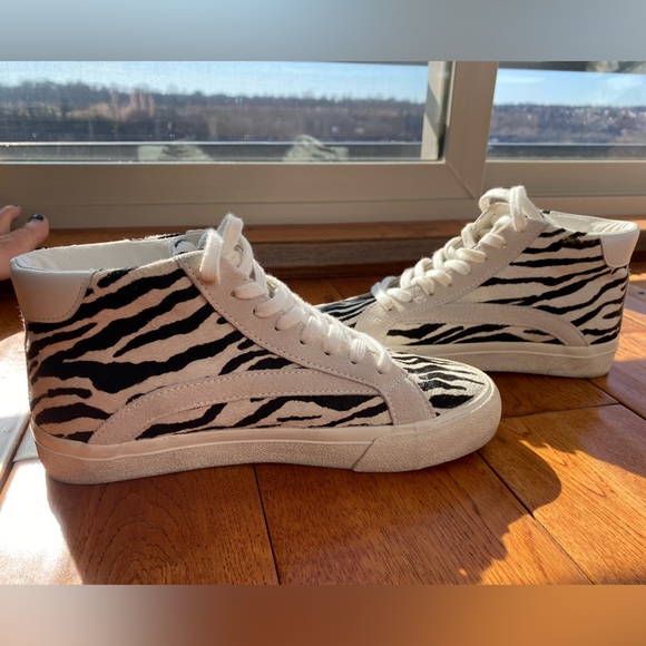MWL Calf Hair Zebra High-tops - Picture 7 of 14